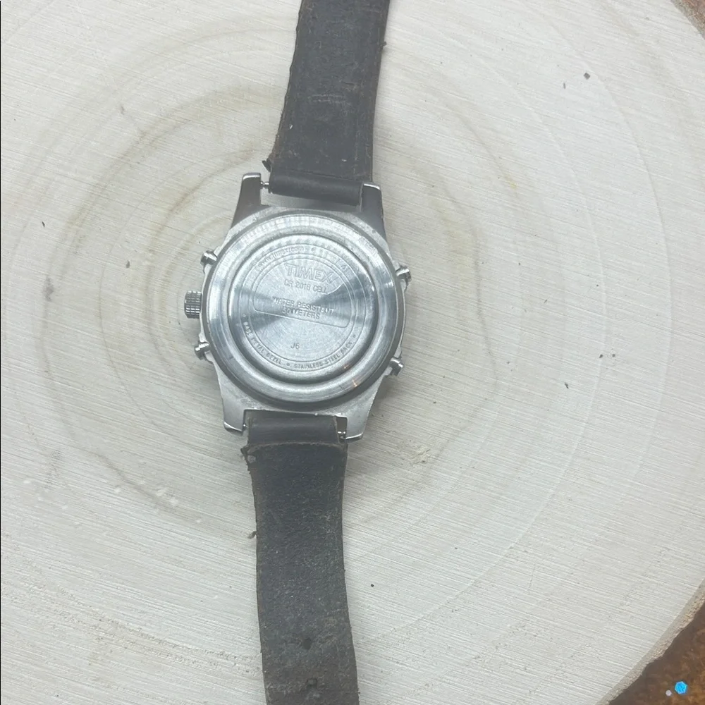 Timex Expedition White Dial with Brown Strap Smartwatch